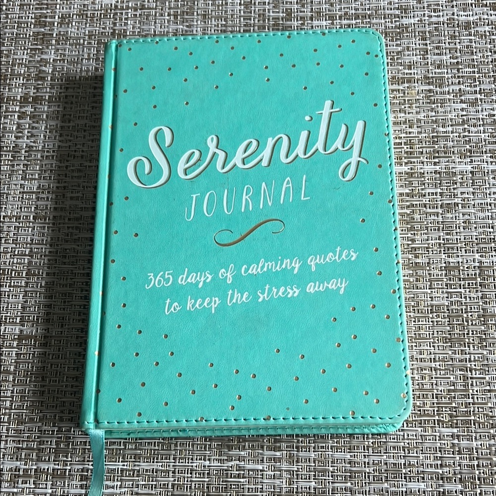 Eccolo Serenity Journal - Teal with Gold Accents